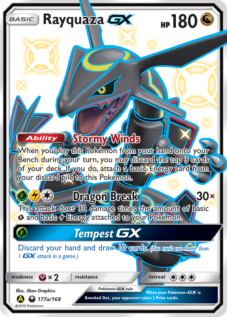 Rayquaza GX (177a/168) [Alternate Art Promos] | Cracking-Singles