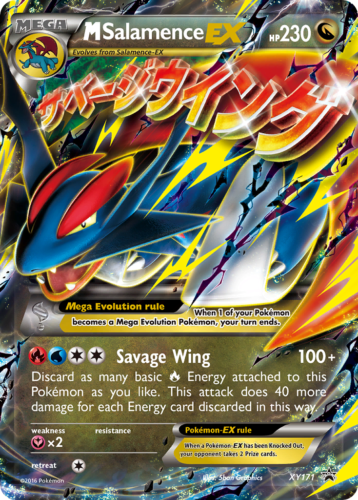 M Salamence EX (XY171) [XY: Black Star Promos] | Cracking-Singles