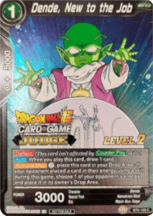 Dende, New to the Job (Level 2) (BT5-109) [Judge Promotion Cards] | Cracking-Singles