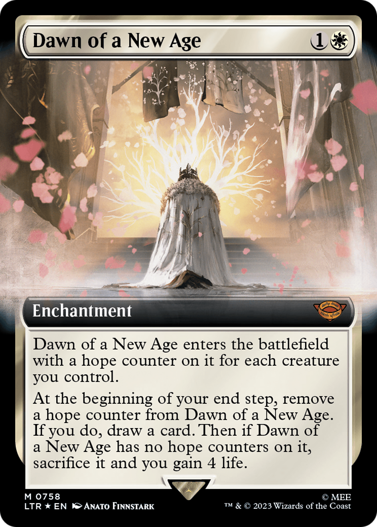 Dawn of a New Age (Extended Art) (Surge Foil) [The Lord of the Rings: Tales of Middle-Earth] | Cracking-Singles