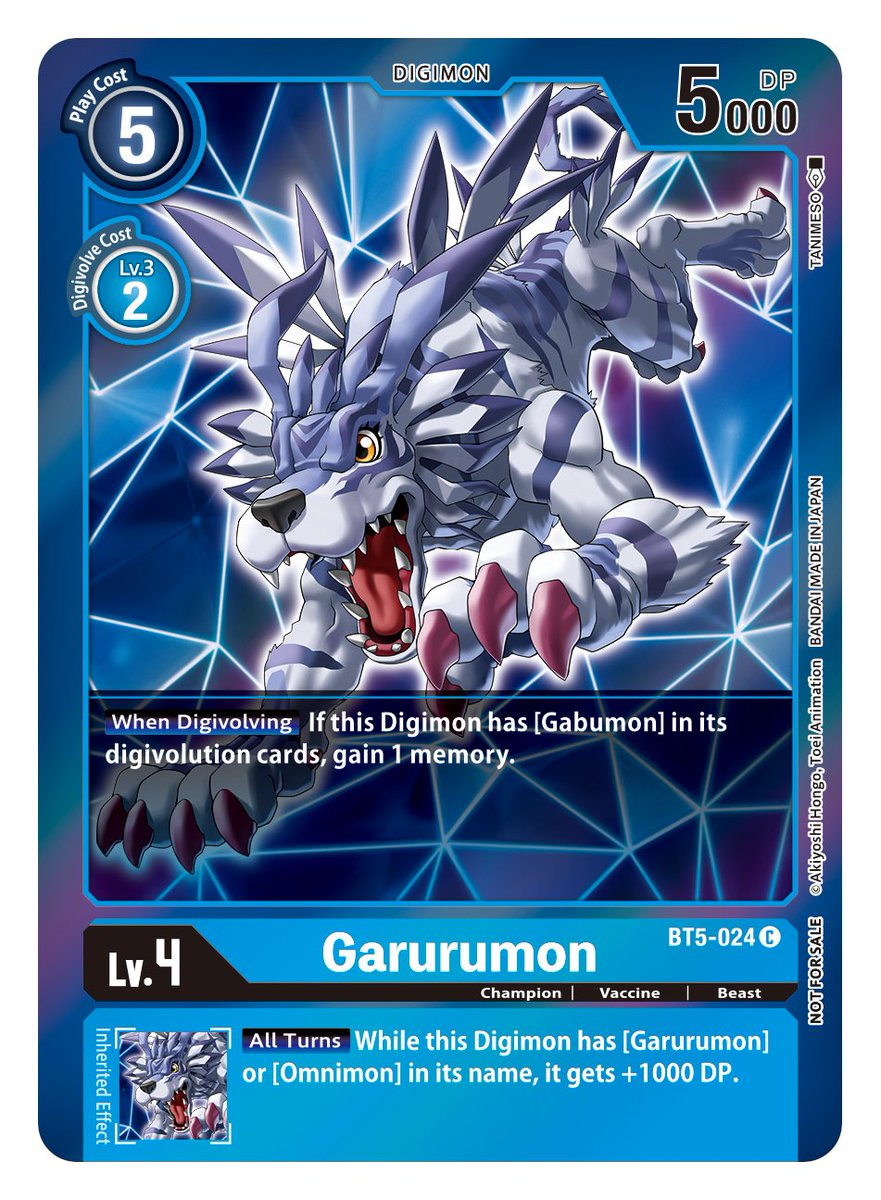 Garurumon [BT5-024] (Event Pack 2) [Battle of Omni] | Cracking-Singles