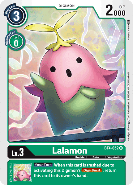 Lalamon [BT4-052] [Great Legend] | Cracking-Singles