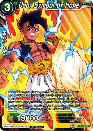 Uub, Symbol of Hope (Power Booster) (P-121) [Promotion Cards] | Cracking-Singles