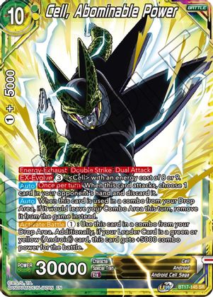 Cell, Abominable Power (BT17-145) [Ultimate Squad] | Cracking-Singles