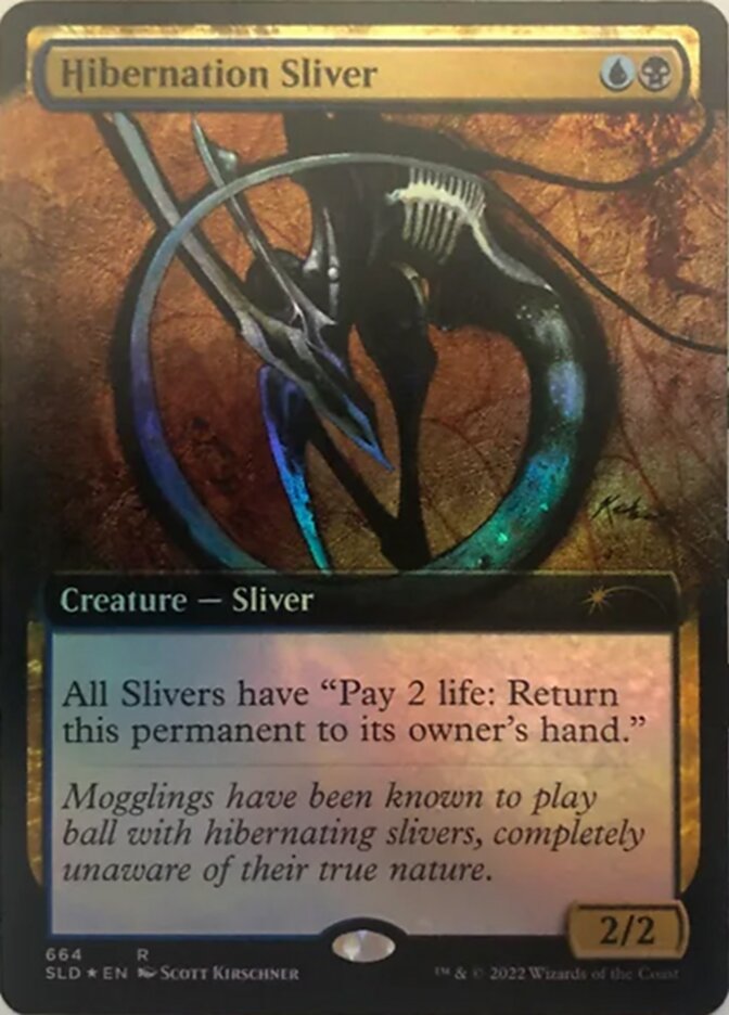 Hibernation Sliver (Extended Art) [Secret Lair Drop Promos] | Cracking-Singles