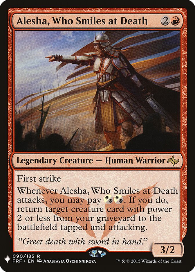 Alesha, Who Smiles at Death [The List] | Cracking-Singles