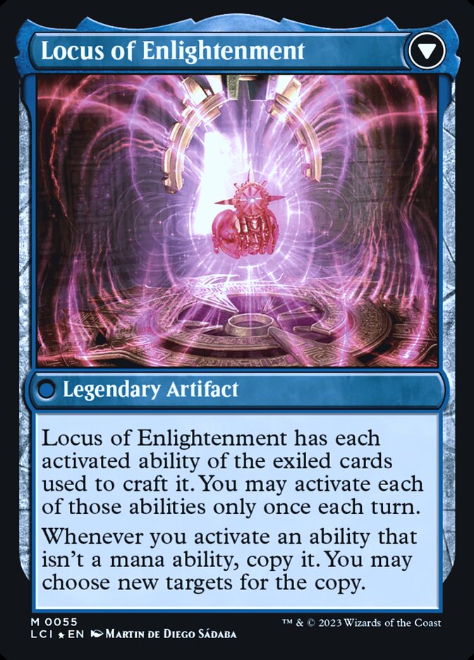 The Enigma Jewel // Locus of Enlightenment [The Lost Caverns of Ixalan Prerelease Cards] | Cracking-Singles