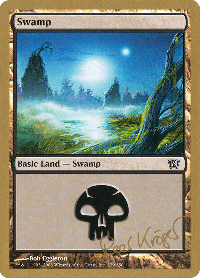 Swamp (pk339) (Peer Kroger) [World Championship Decks 2003] | Cracking-Singles