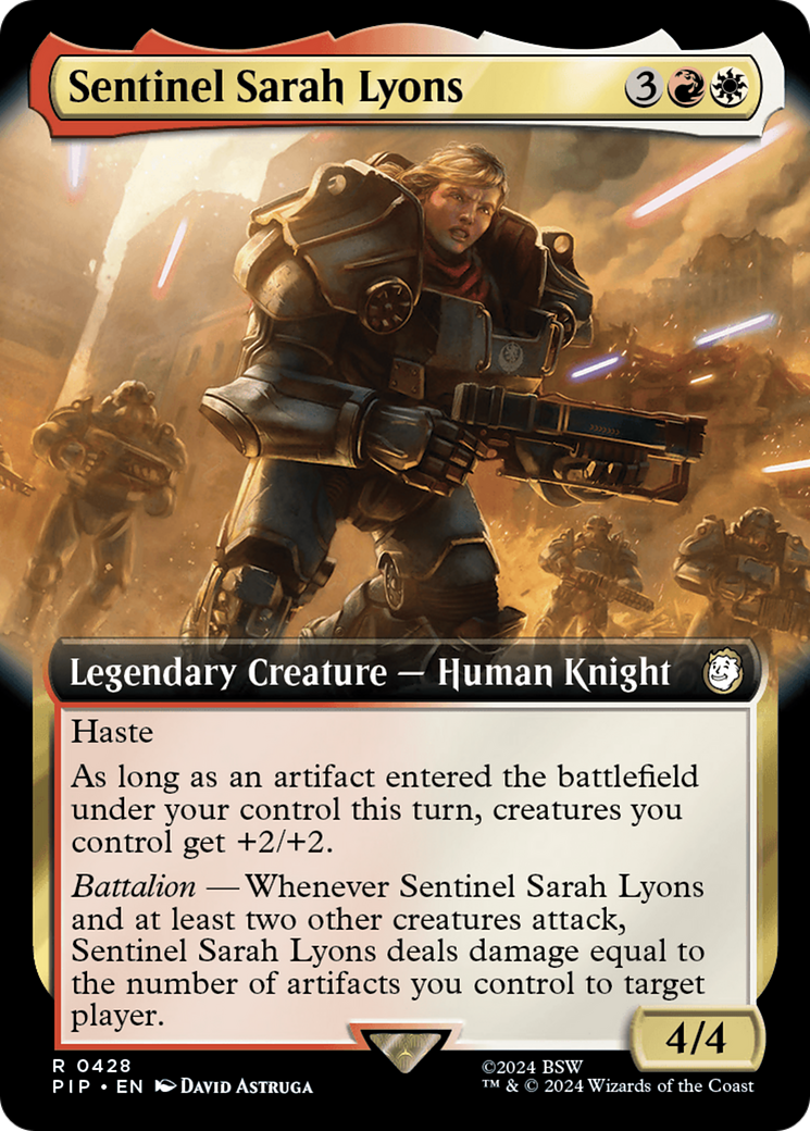 Sentinel Sarah Lyons (Extended Art) [Fallout] | Cracking-Singles