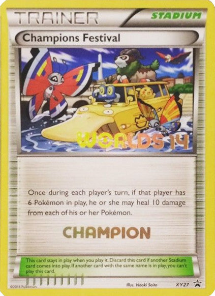 Champions Festival (XY27) (2014 Champion) [XY: Black Star Promos] | Cracking-Singles