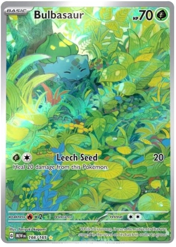 Bulbasaur (166/165) [Scarlet & Violet 151] | Cracking-Singles