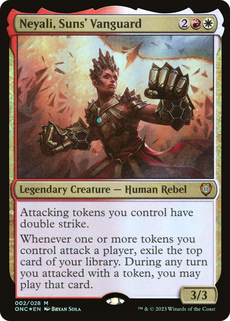 Neyali, Suns' Vanguard [Phyrexia: All Will Be One Commander] | Cracking-Singles