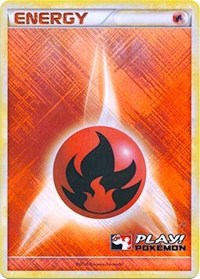 Fire Energy (2010 Play Pokemon Promo) [League & Championship Cards] | Cracking-Singles