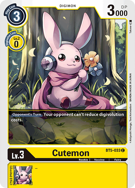 Cutemon [BT5-033] [Battle of Omni] | Cracking-Singles