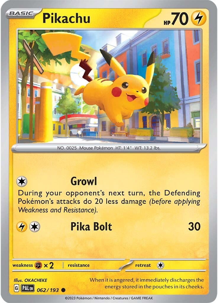 Pikachu (062/193) [Scarlet & Violet: Paldea Evolved] | Cracking-Singles