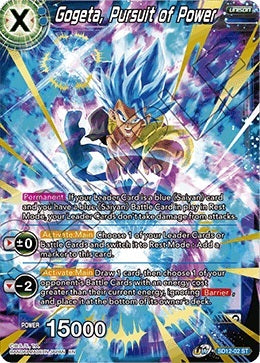 Gogeta, Pursuit of Power (SD12-02) [Rise of the Unison Warrior 2nd Edition] | Cracking-Singles