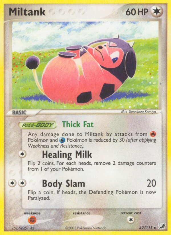 Miltank (42/115) [EX: Unseen Forces] | Cracking-Singles