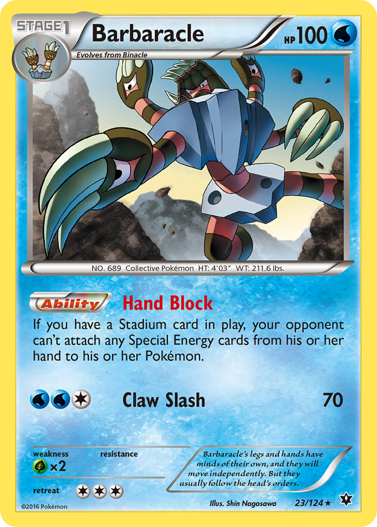 Barbaracle (23/124) [XY: Fates Collide] | Cracking-Singles