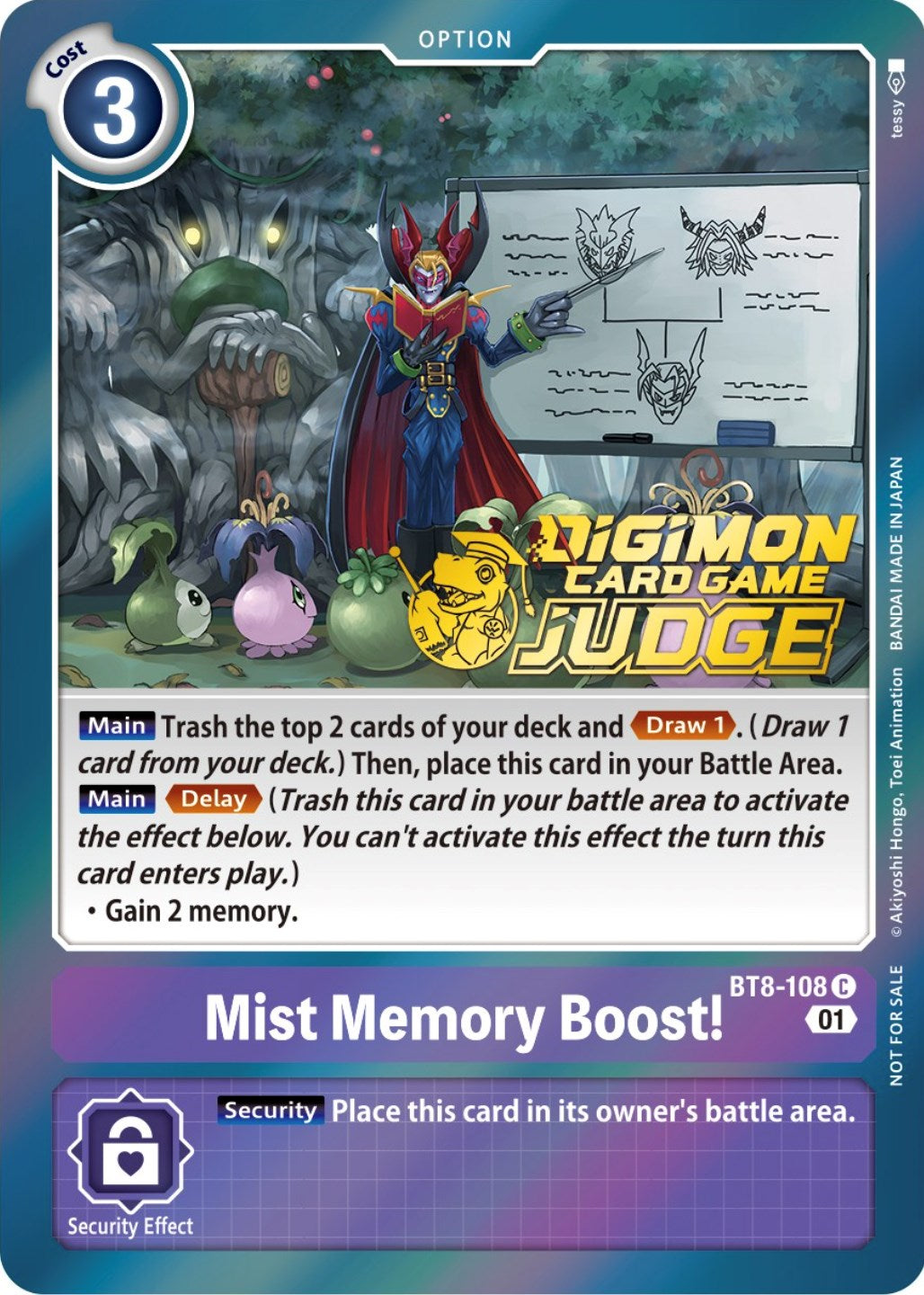 Mist Memory Boost! [BT8-108] (Judge Pack 3) [New Awakening Promos] | Cracking-Singles