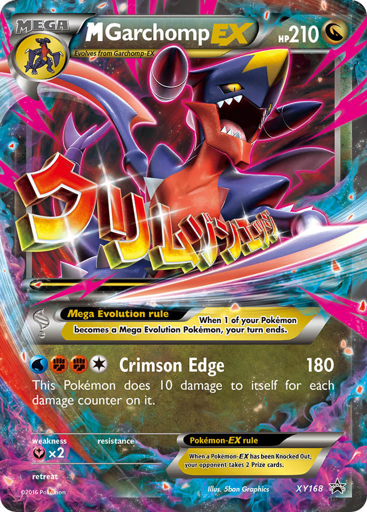 M Garchomp EX (XY168) [XY: Black Star Promos] | Cracking-Singles