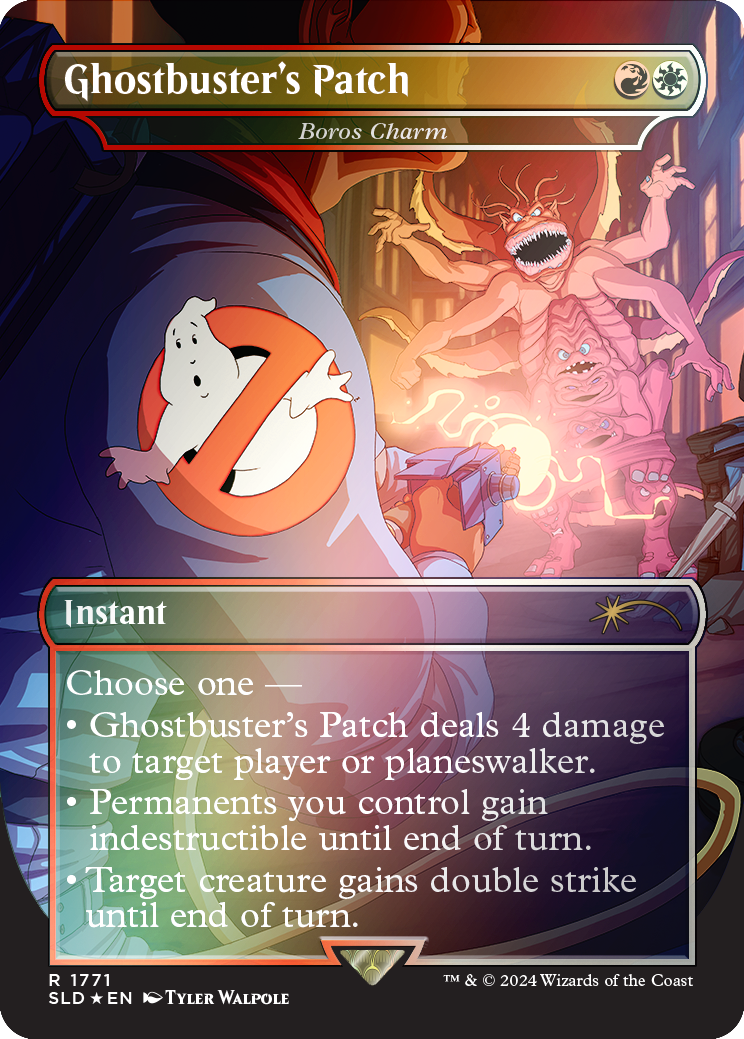 Ghostbuster's Patch - Boros Charm (Rainbow Foil) [Secret Lair Drop Series] | Cracking-Singles