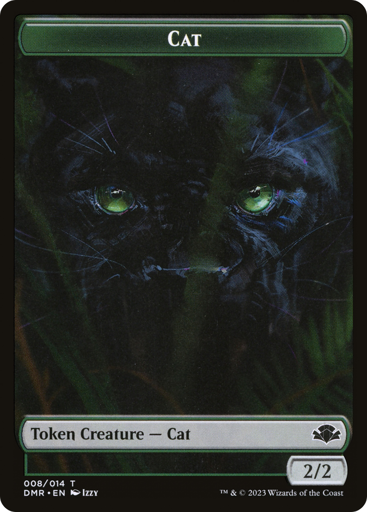 Cat Token (008) [Dominaria Remastered Tokens] | Cracking-Singles