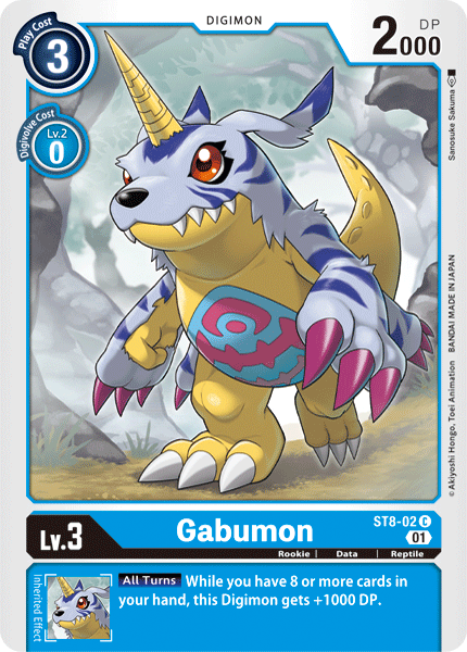 Gabumon [ST8-02] [Starter Deck: Ulforce Veedramon] | Cracking-Singles