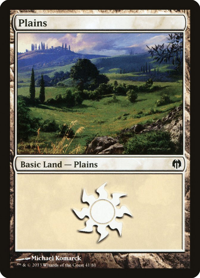 Plains (41) [Duel Decks: Heroes vs. Monsters] | Cracking-Singles