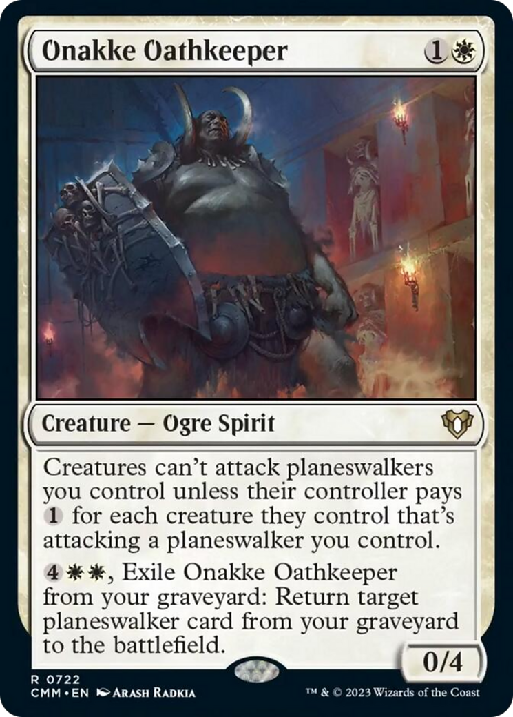 Onakke Oathkeeper [Commander Masters] | Cracking-Singles