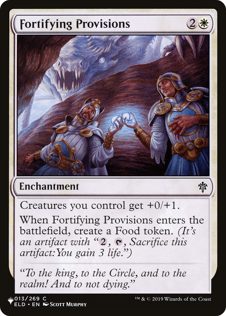 Fortifying Provisions [The List] | Cracking-Singles