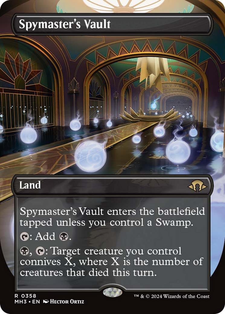 Spymaster's Vault (Borderless) [Modern Horizons 3] | Cracking-Singles