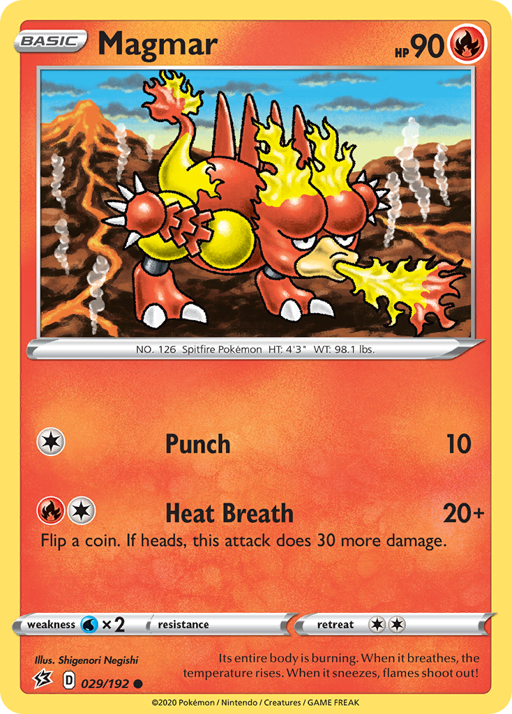 Magmar (029/192) [Sword & Shield: Rebel Clash] | Cracking-Singles