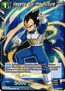 Vegeta, for the Future (Tournament Pack Vol. 8) (P-385) [Tournament Promotion Cards] | Cracking-Singles