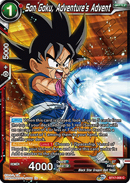 Son Goku, Adventure's Advent (BT17-008) [Ultimate Squad] | Cracking-Singles