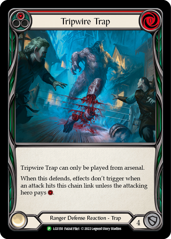 Tripwire Trap (Red) [LGS150] (Promo)  Rainbow Foil | Cracking-Singles