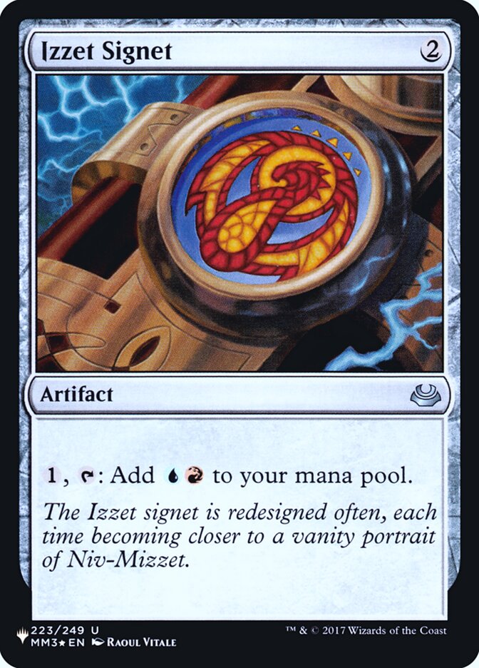 Izzet Signet [Secret Lair: Heads I Win, Tails You Lose] | Cracking-Singles