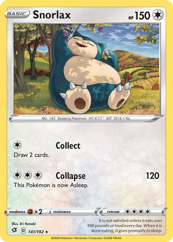 Snorlax (141/192) [Sword & Shield: Rebel Clash] | Cracking-Singles