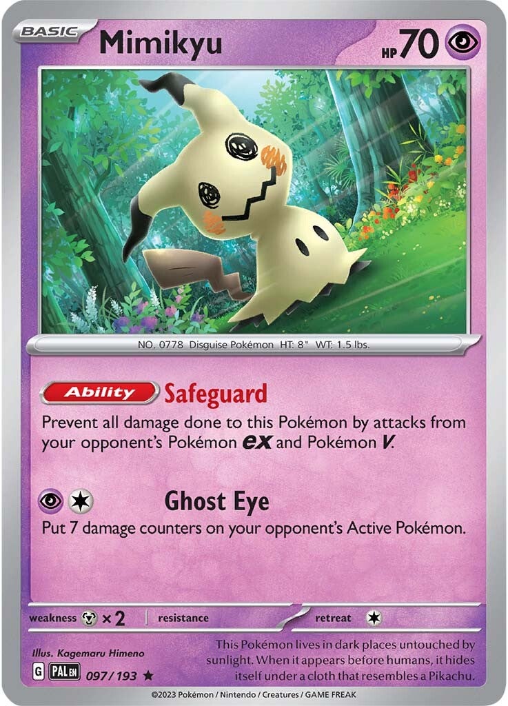 Mimikyu (097/193) [Scarlet & Violet: Paldea Evolved] | Cracking-Singles