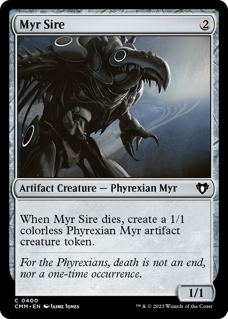 Myr Sire [Commander Masters] | Cracking-Singles