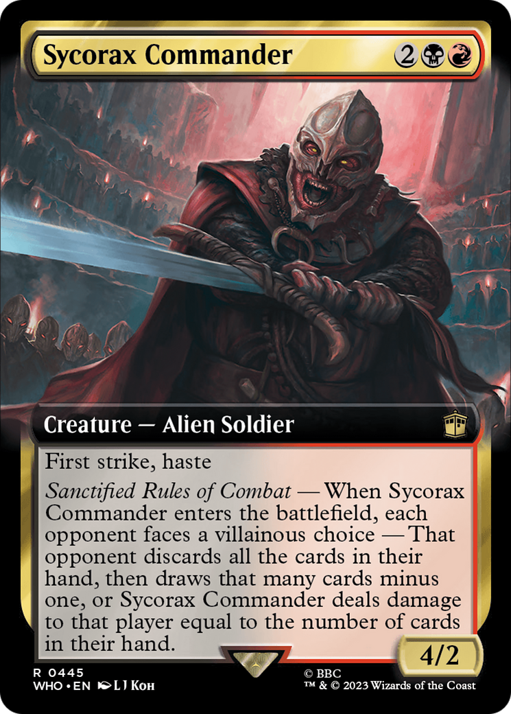 Sycorax Commander (Extended Art) [Doctor Who] | Cracking-Singles