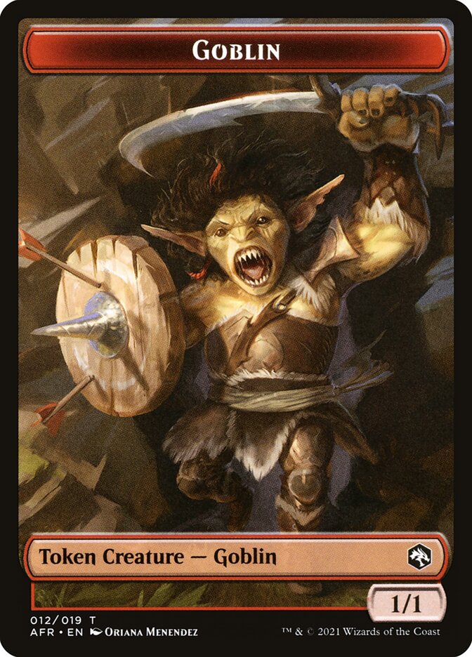 Lost Mine of Phandelver // Goblin Double-Sided Token [Dungeons & Dragons: Adventures in the Forgotten Realms Tokens] | Cracking-Singles