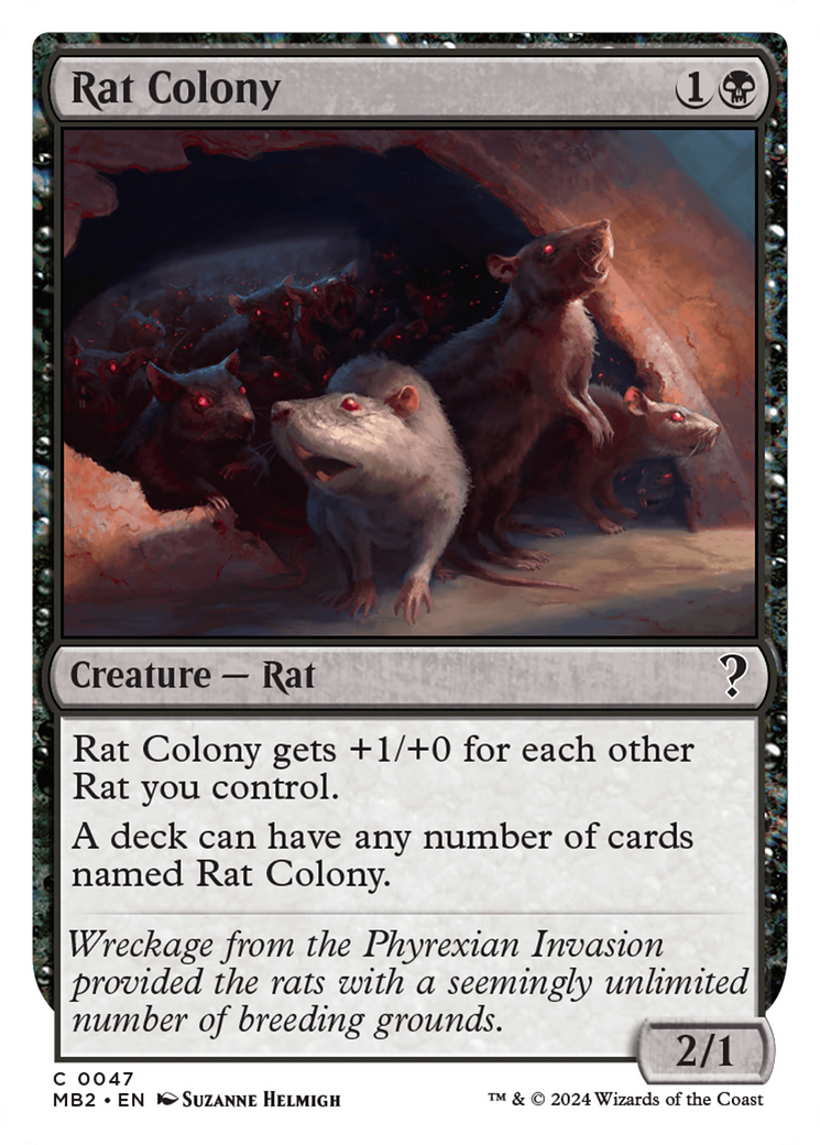 Rat Colony (White Border) [Mystery Booster 2] | Cracking-Singles