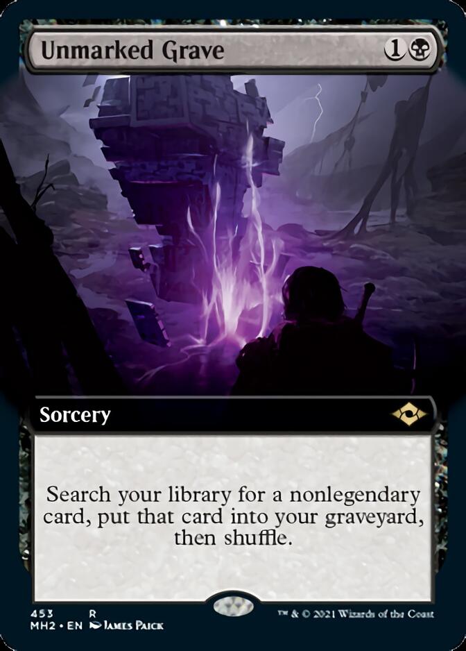 Unmarked Grave (Extended Art) [Modern Horizons 2] | Cracking-Singles