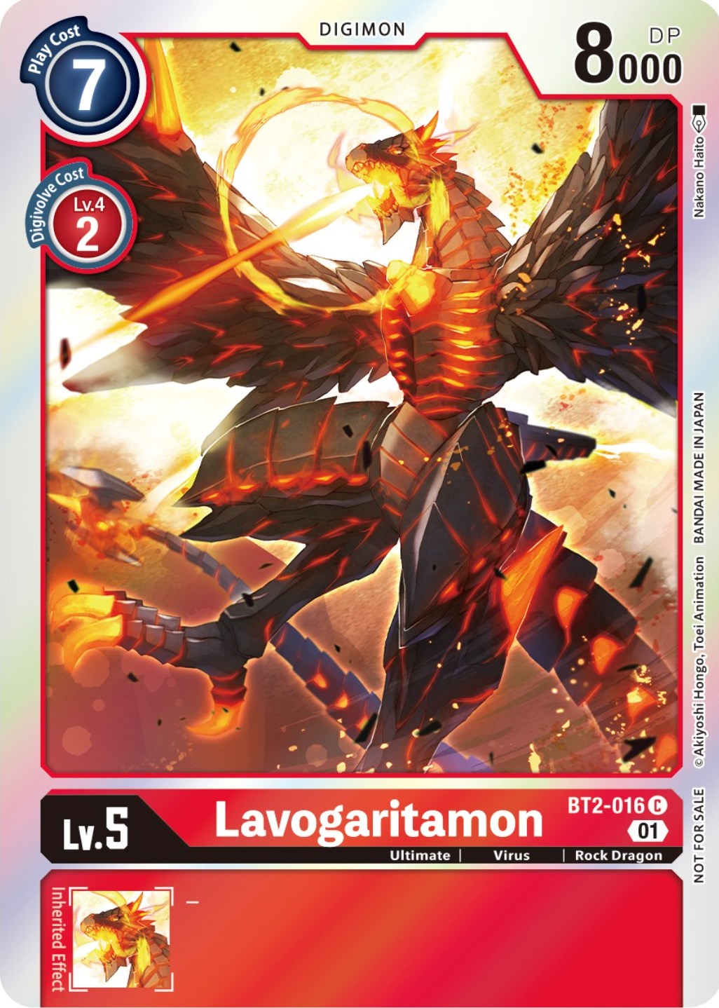 Lavogaritamon [BT2-016] (ST-11 Special Entry Pack) [Release Special Booster Promos] | Cracking-Singles