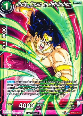 Broly, Crown of Retribution (P-177) [Promotion Cards] | Cracking-Singles