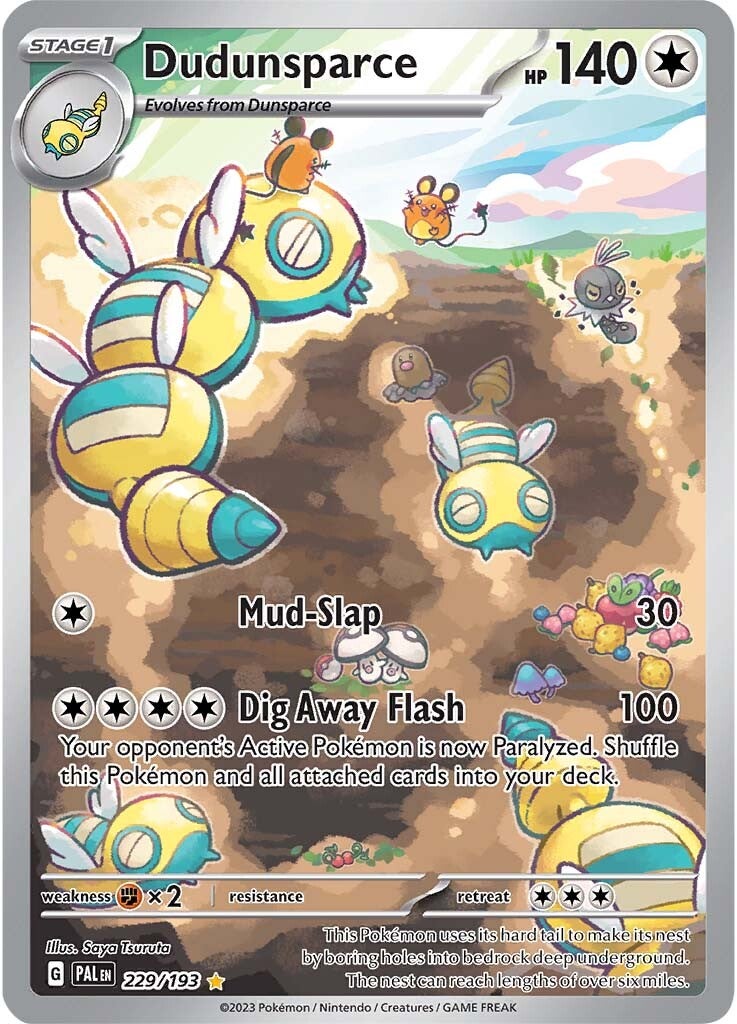 Dudunsparce (229/193) [Scarlet & Violet: Paldea Evolved] | Cracking-Singles