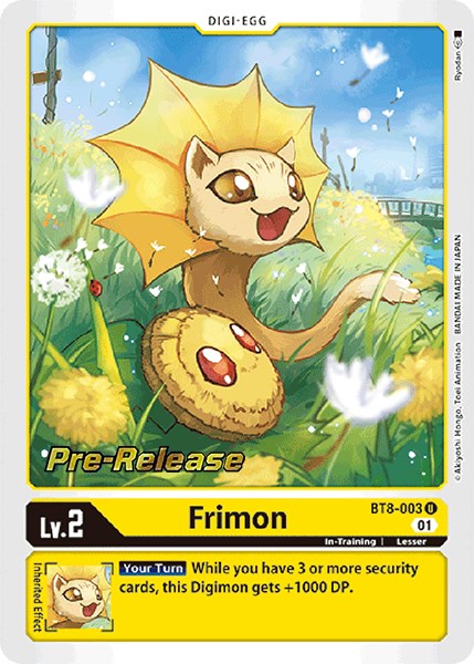 Frimon [BT8-003] [New Awakening Pre-Release Cards] | Cracking-Singles