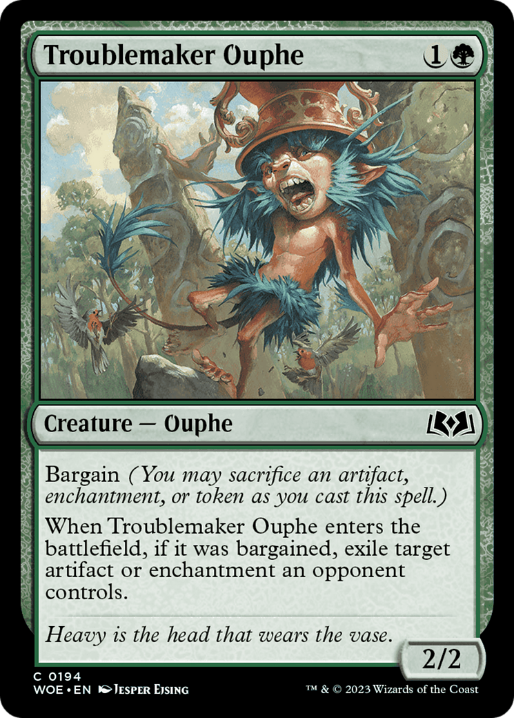 Troublemaker Ouphe [Wilds of Eldraine] | Cracking-Singles