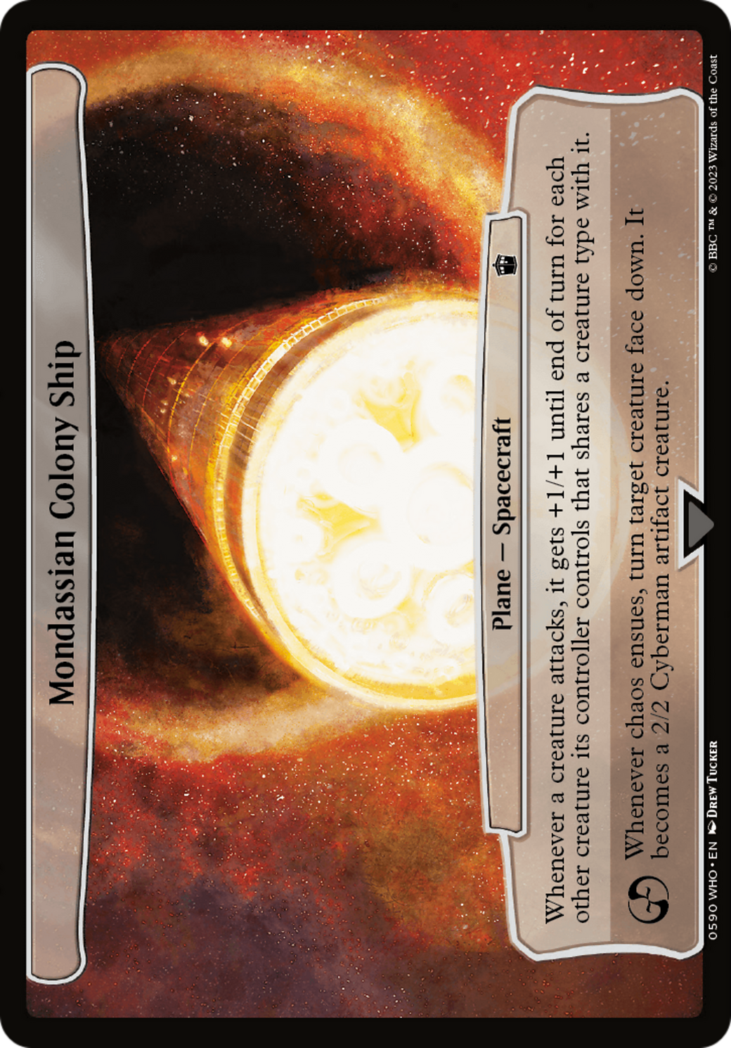 Mondassian Colony Ship [Doctor Who] | Cracking-Singles