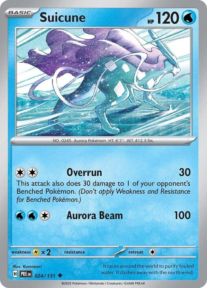 Suicune (024/131) [Scarlet & Violet: Prismatic Evolutions] | Cracking-Singles